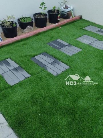 Artificial grass installation Dubai